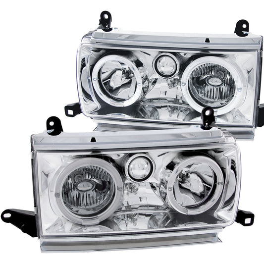ANZO USA - Crystal Headlight Set W/Halo - 111092
