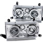 ANZO USA - Crystal Headlight Set W/Halo - 111092