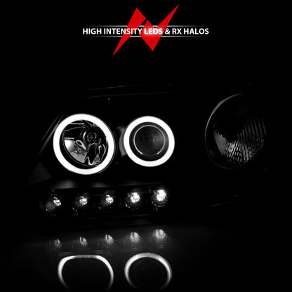 ANZO USA - Projector Headlight Set W/Halo - 111097