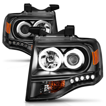 ANZO USA - Projector Headlight Set W/Halo - 111113