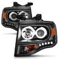 ANZO USA - Projector Headlight Set W/Halo - 111113