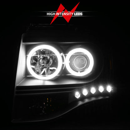 ANZO USA - Projector Headlight Set W/Halo - 111113