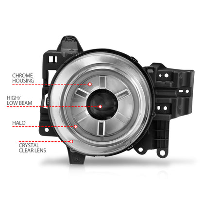 ANZO USA - Projector Headlight Set W/Halo - 111115