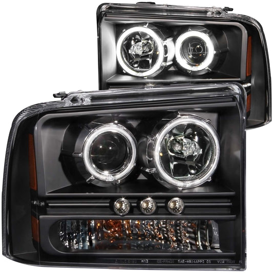 ANZO USA - Projector Headlight Set W/Halo - 111117