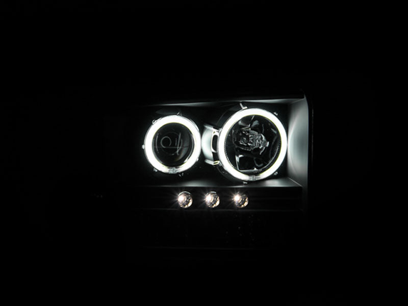 ANZO USA - Projector Headlight Set W/Halo - 111117