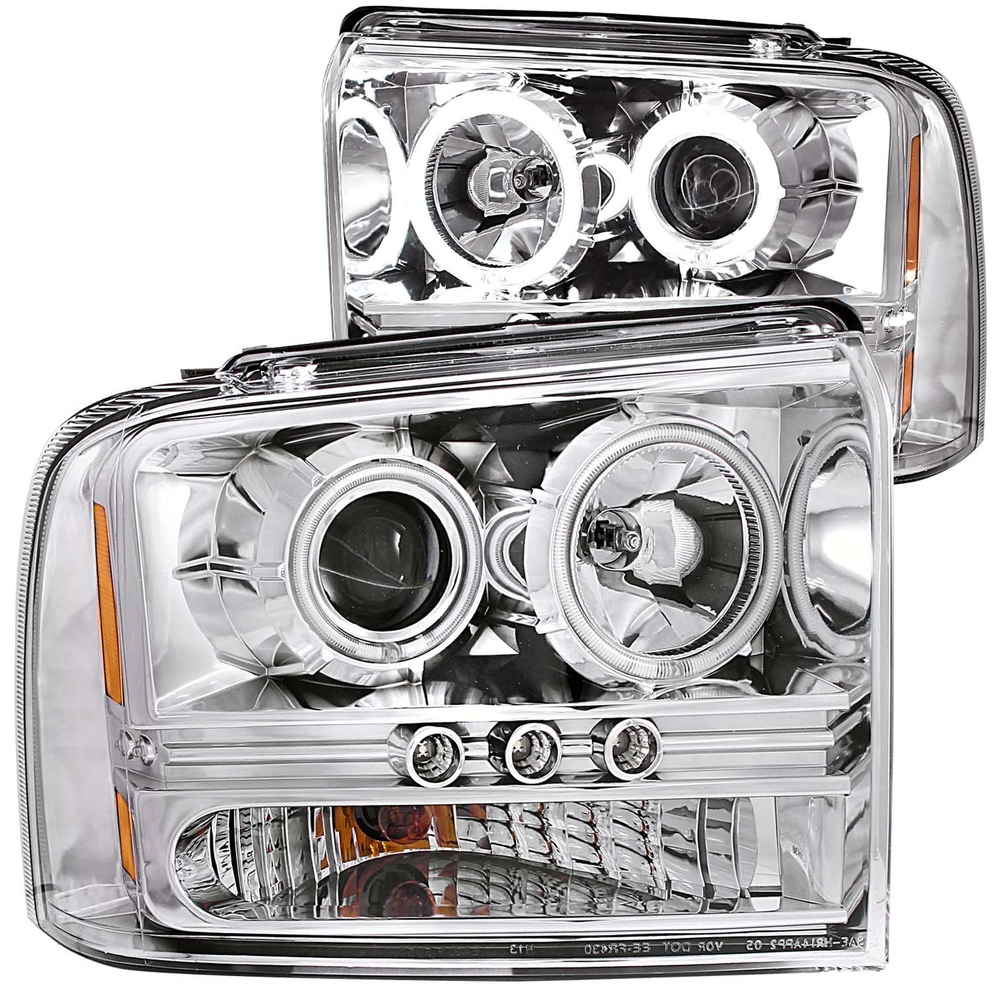 ANZO USA - Projector Headlight Set W/Halo - 111118