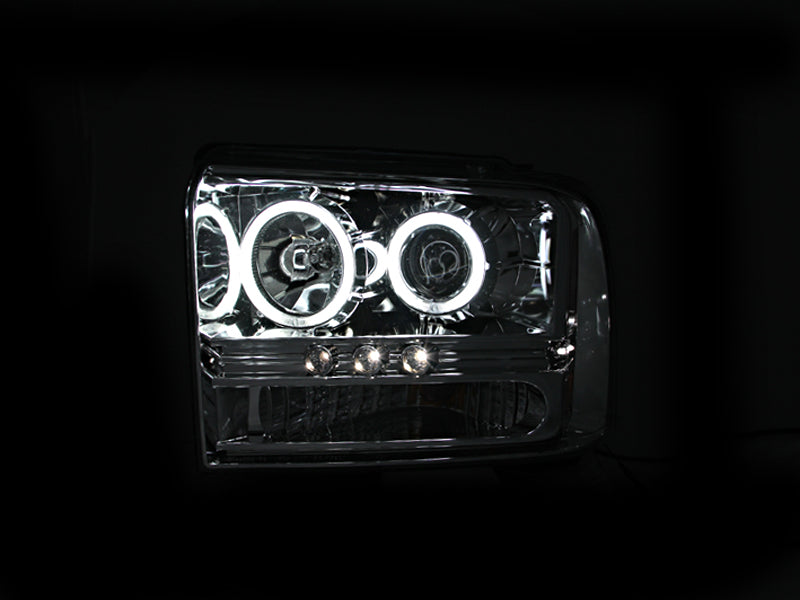 ANZO USA - Projector Headlight Set W/Halo - 111118