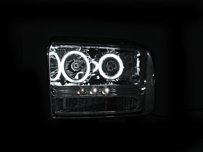 ANZO USA - Projector Headlight Set W/Halo - 111118