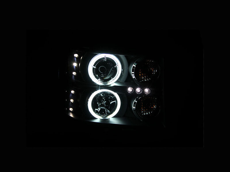 ANZO USA - Projector Headlight Set W/Halo - 111125
