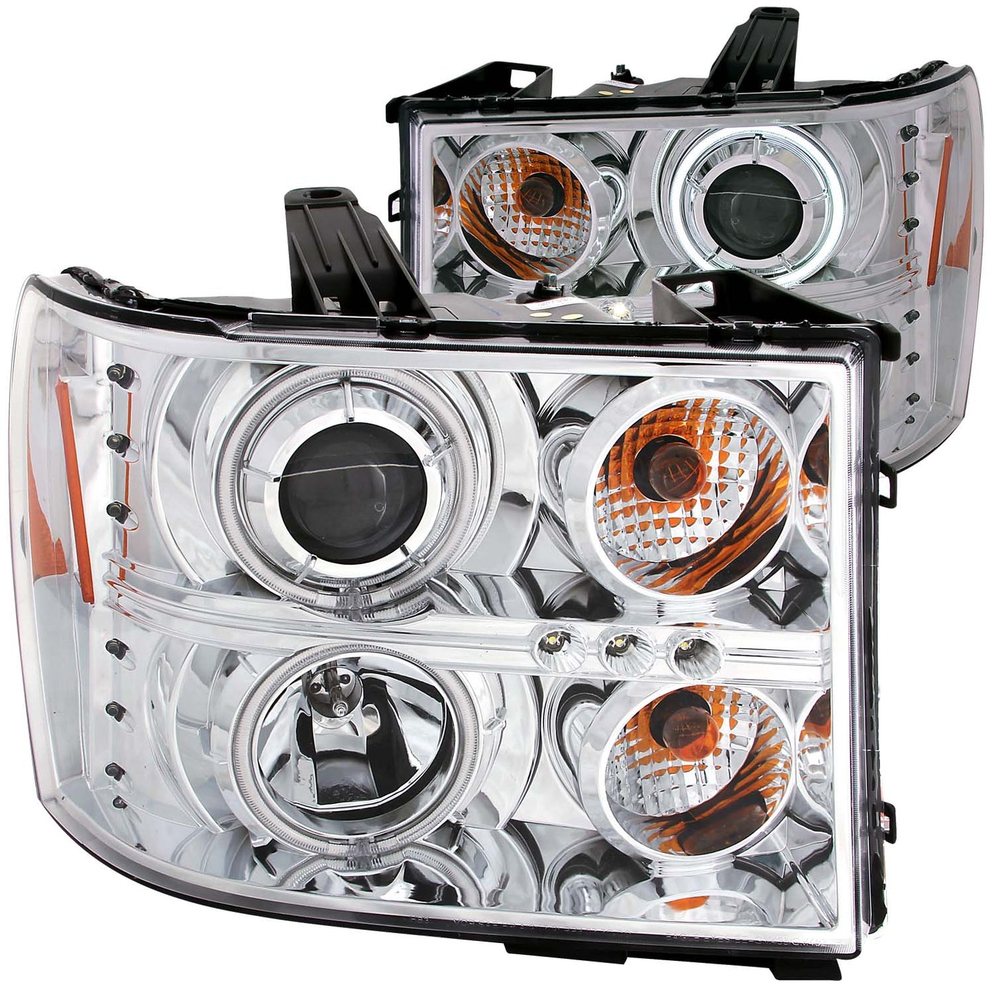 ANZO USA - Projector Headlight Set W/Halo - 111126