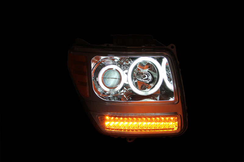 ANZO USA - Projector Headlight Set W/Halo - 111144
