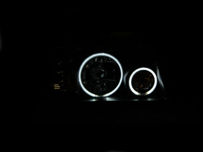 ANZO USA - Crystal Headlight Set W/Halo - 111152