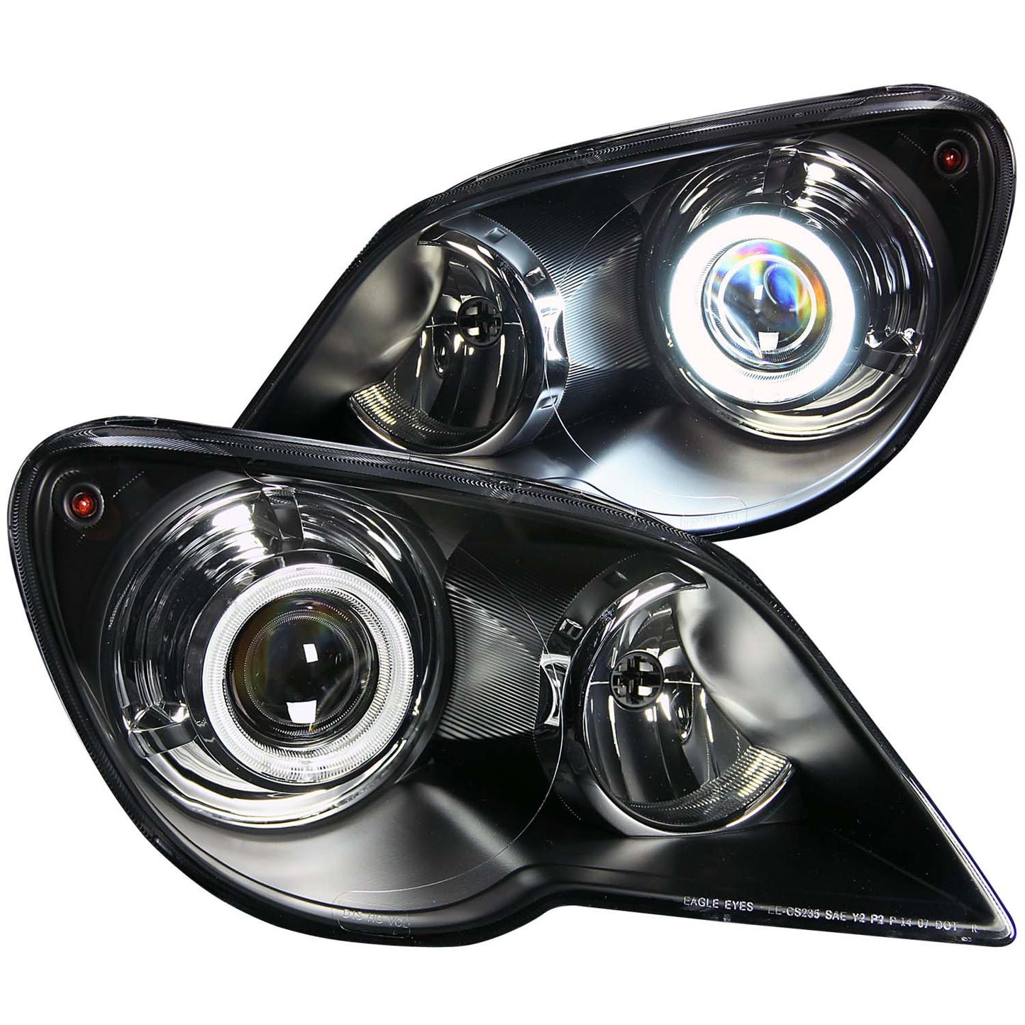 ANZO USA - Projector Headlight Set W/Halo - 111186