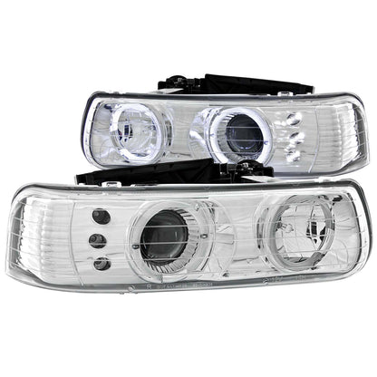 ANZO USA - Projector Headlight Set W/Halo - 111190