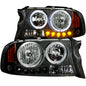 ANZO USA - Crystal Headlight Set W/Halo - 111194