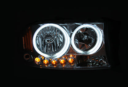 ANZO USA - Crystal Headlight Set W/Halo - 111194