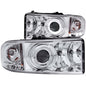ANZO USA - Projector Headlight Set W/Halo - 111195