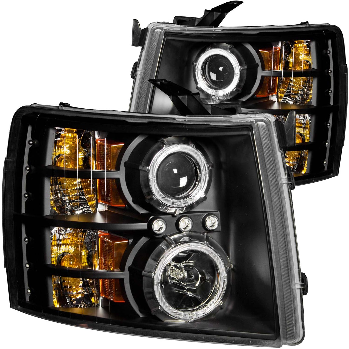 ANZO USA - Projector Headlight Set W/Halo - 111200
