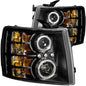 ANZO USA - Projector Headlight Set W/Halo - 111200