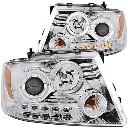 ANZO USA - Projector Headlight Set W/Halo - 111203