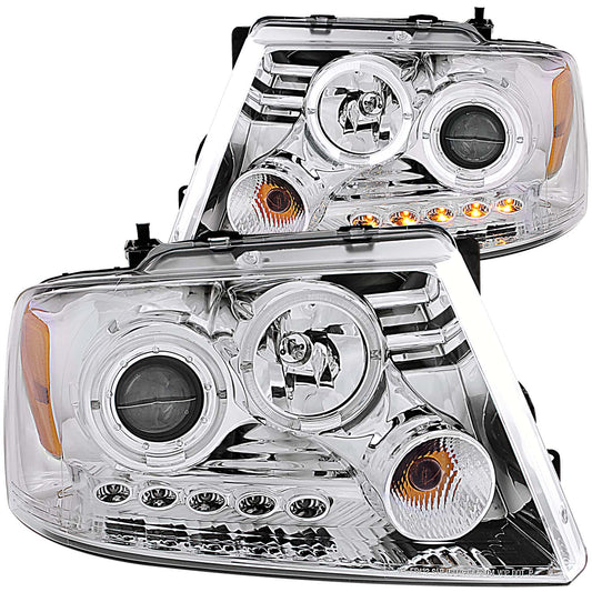 ANZO USA - Projector Headlight Set W/Halo - 111203