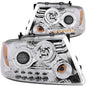 ANZO USA - Projector Headlight Set W/Halo - 111203