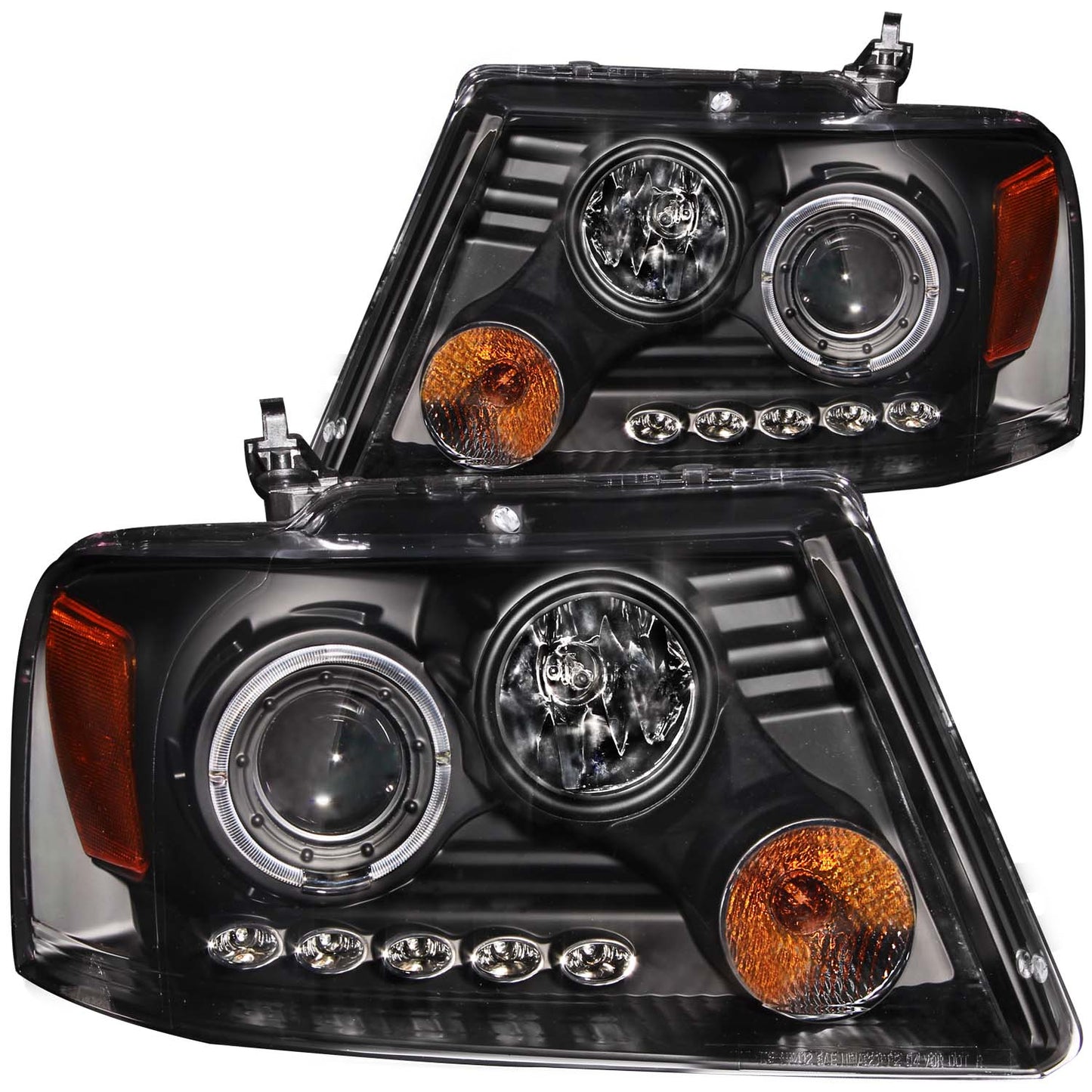 ANZO USA - Projector Headlight Set W/Halo - 111204