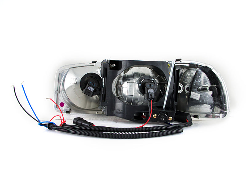 ANZO USA - Crystal Headlight Set W/Halo - 111207