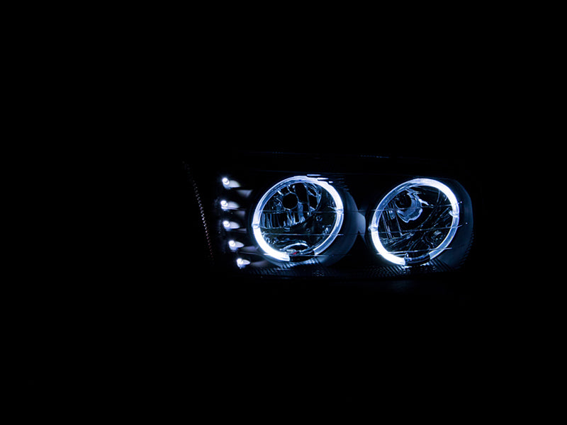ANZO USA - Crystal Headlight Set W/Halo - 111207