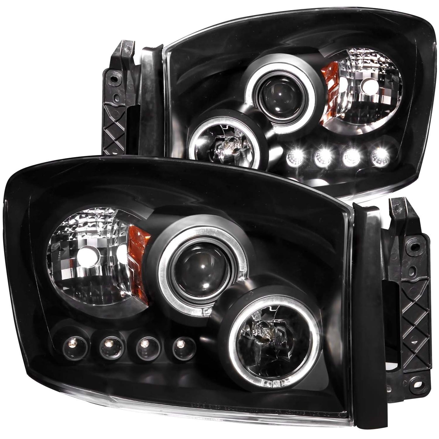 ANZO USA - Projector Headlight Set W/Halo - 111209