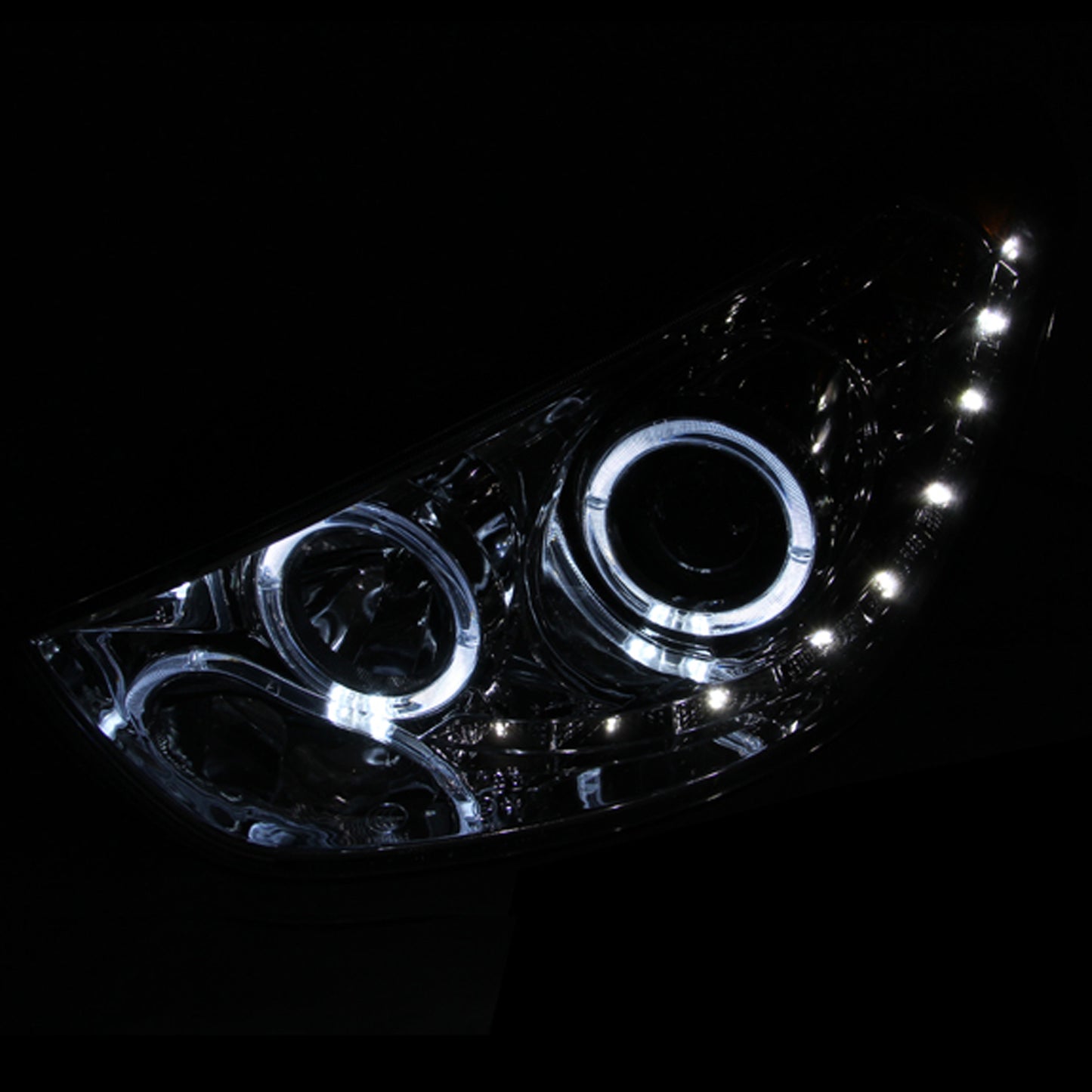 ANZO USA - Projector Headlight Set W/2 Halos - 111259