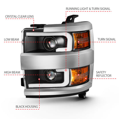 ANZO USA - Projector Headlight Set - 111359