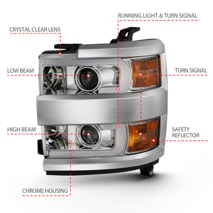 ANZO USA - Projector Headlight Set - 111360