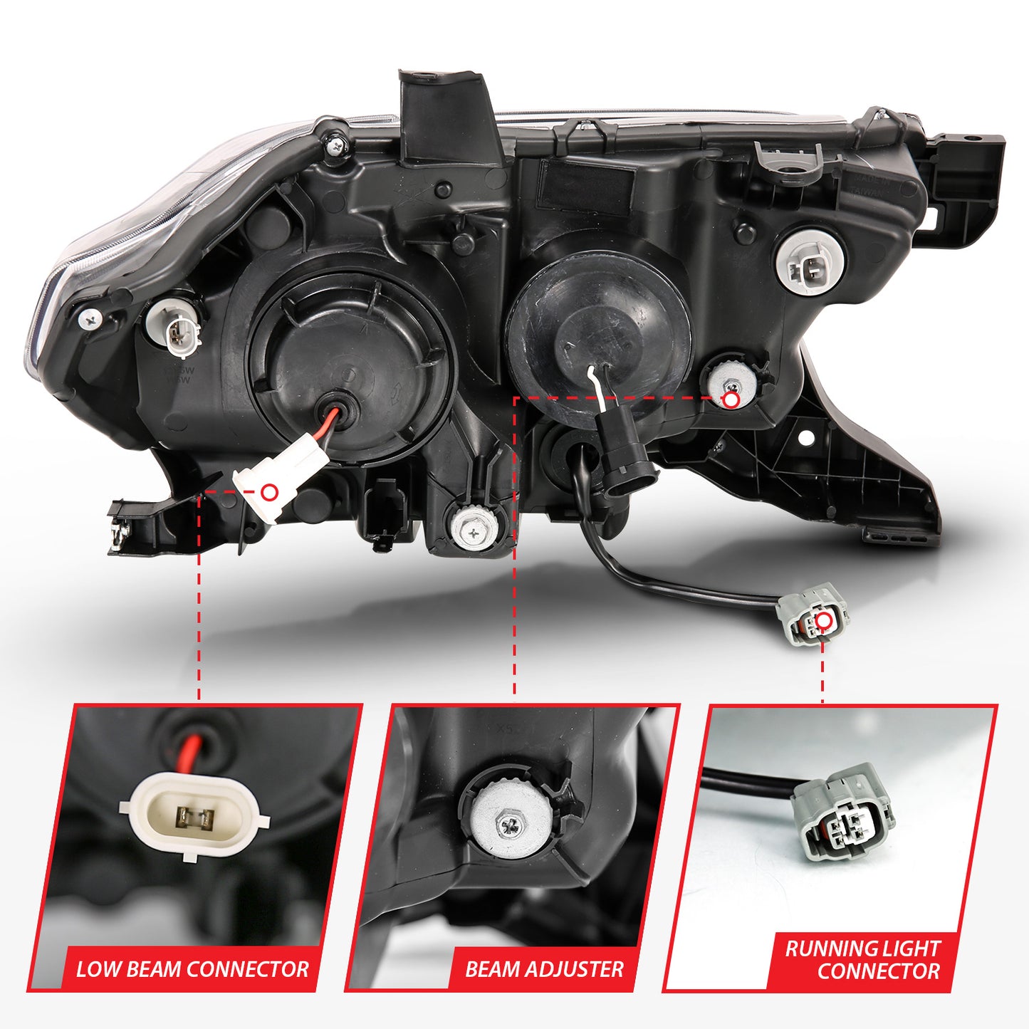 ANZO USA - ANZO USA Projector Headlights - 111379