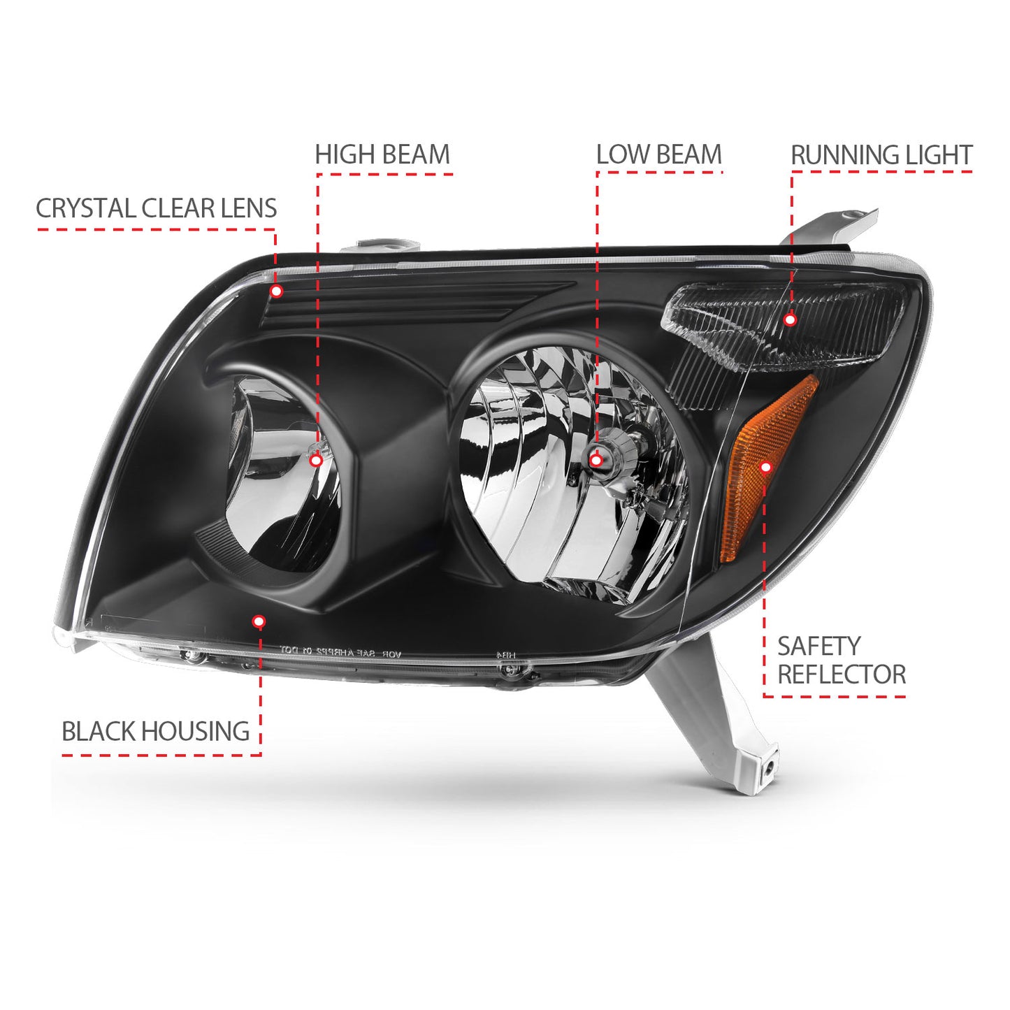 ANZO USA - ANZO USA Crystal Headlights - 111394