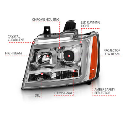 ANZO USA - ANZO USA Projector Headlights - 111403