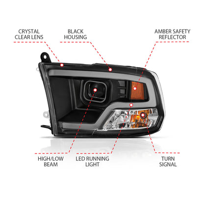 ANZO USA - ANZO USA Projector Headlights - 111404