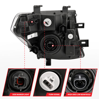 ANZO USA - Crystal Headlights - 111434