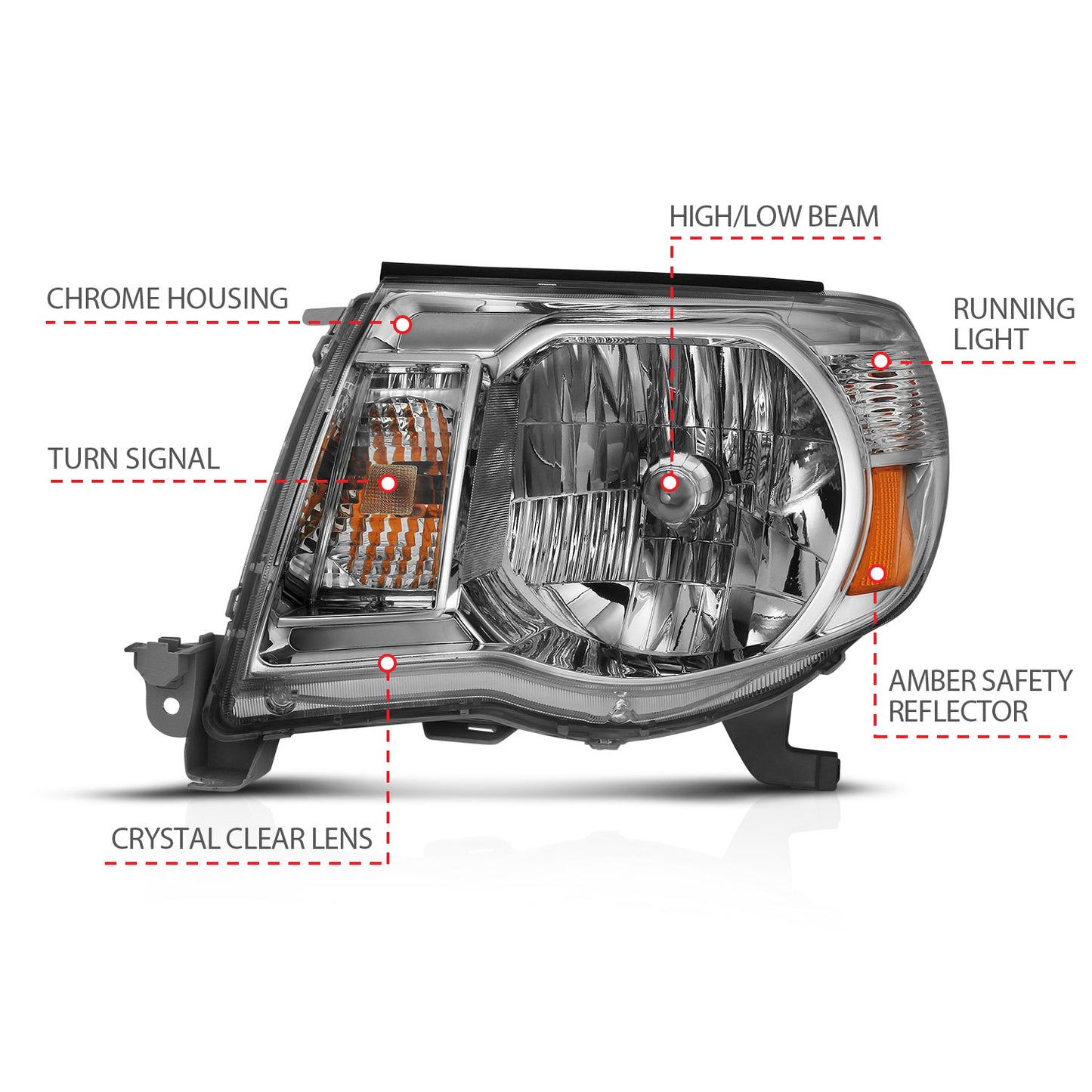 ANZO USA - Crystal Headlights - 111437