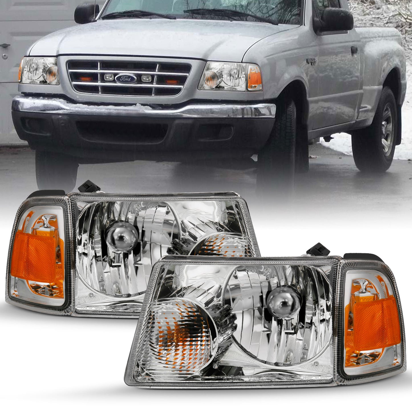 ANZO USA - Crystal Headlight - 111484