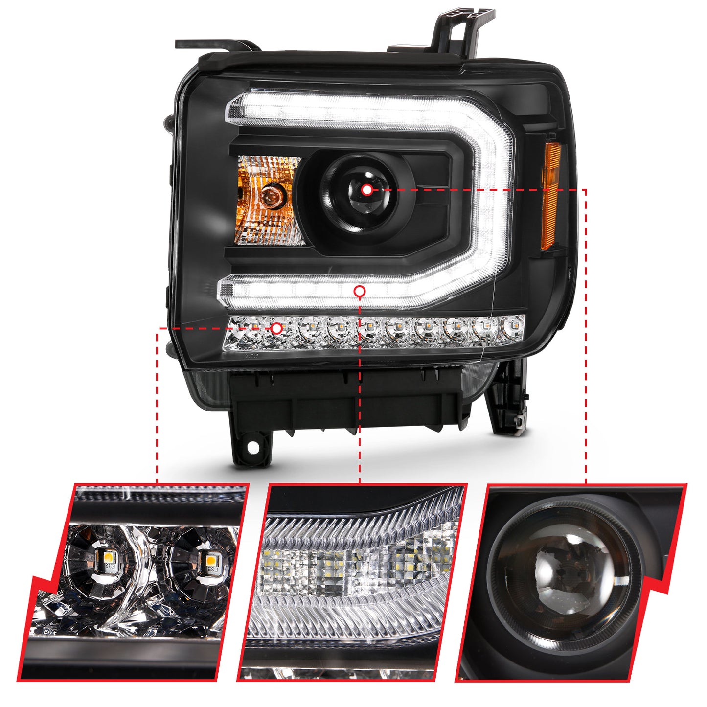ANZO USA - Projector Headlight - 111485