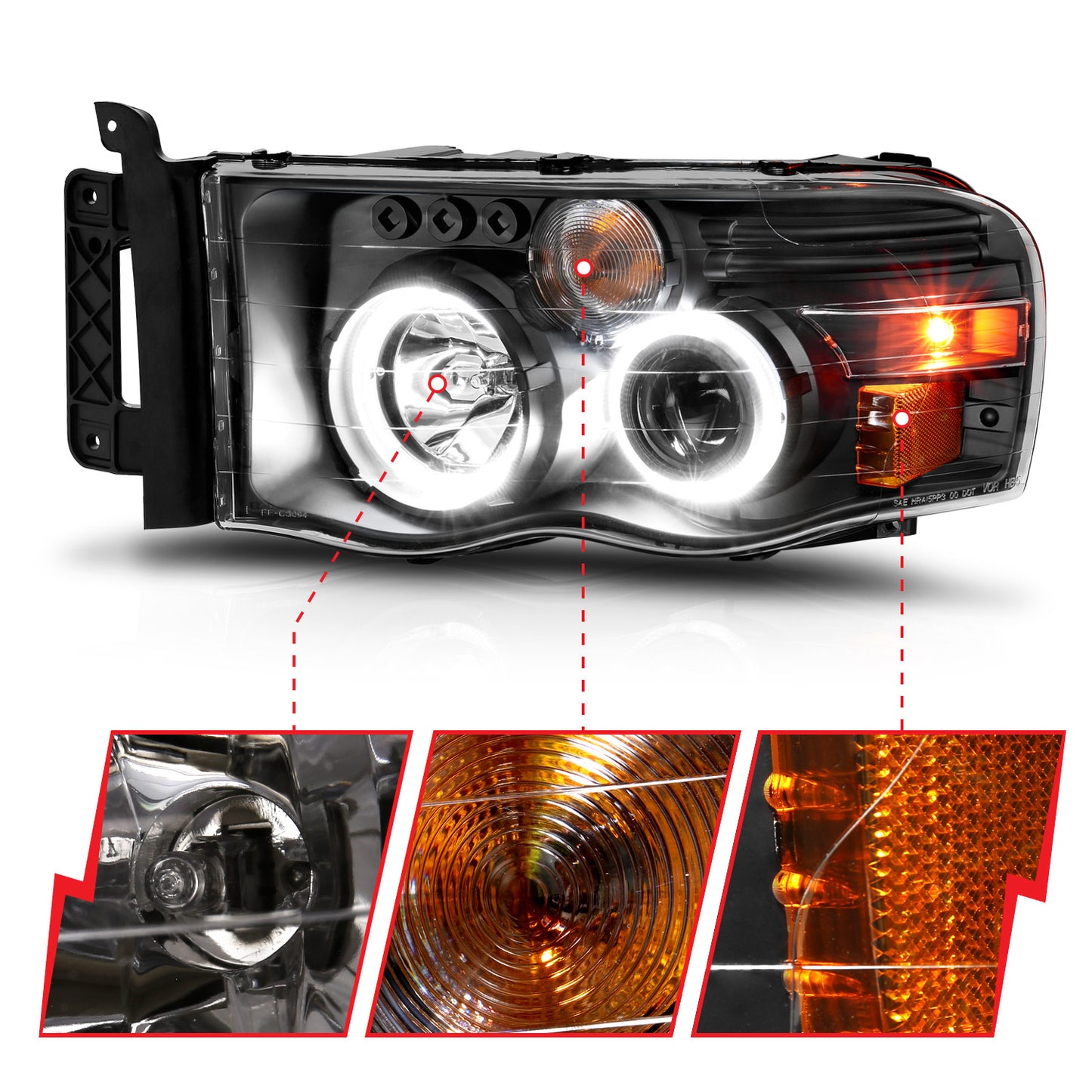 ANZO USA - Projector Headlight - 111490