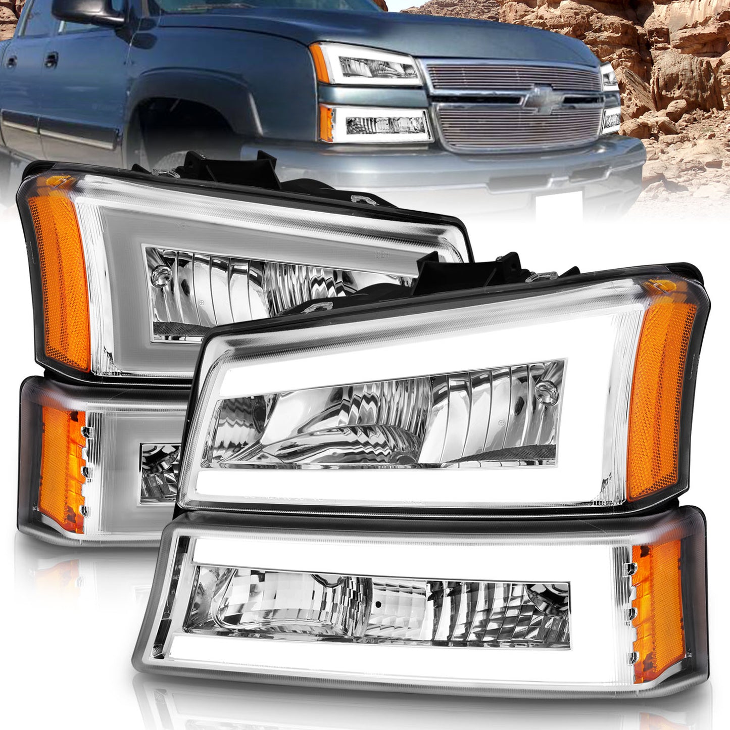 ANZO USA - Crystal Headlight - 111502