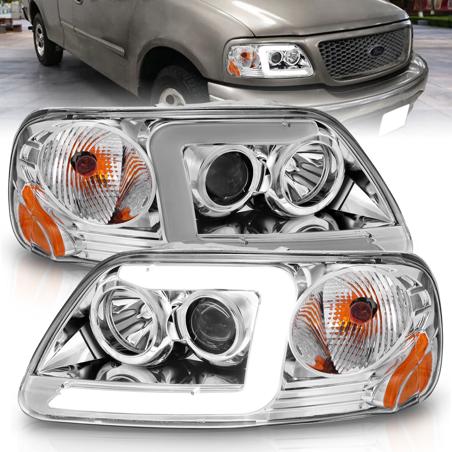 ANZO USA - Crystal Headlight - 111504