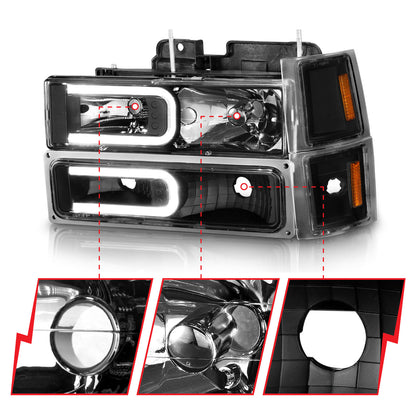 ANZO USA - Crystal Headlight - 111528