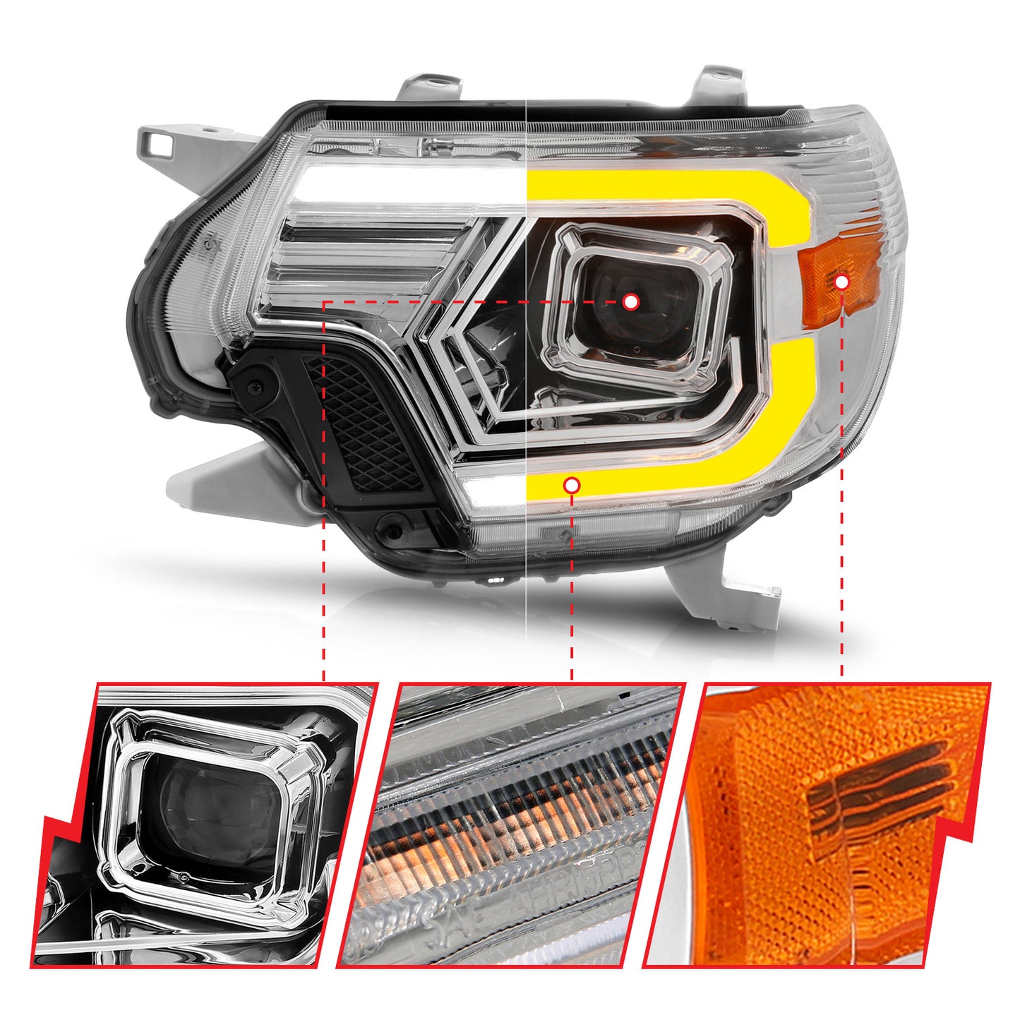 ANZO USA - Projector Headlight - 111557
