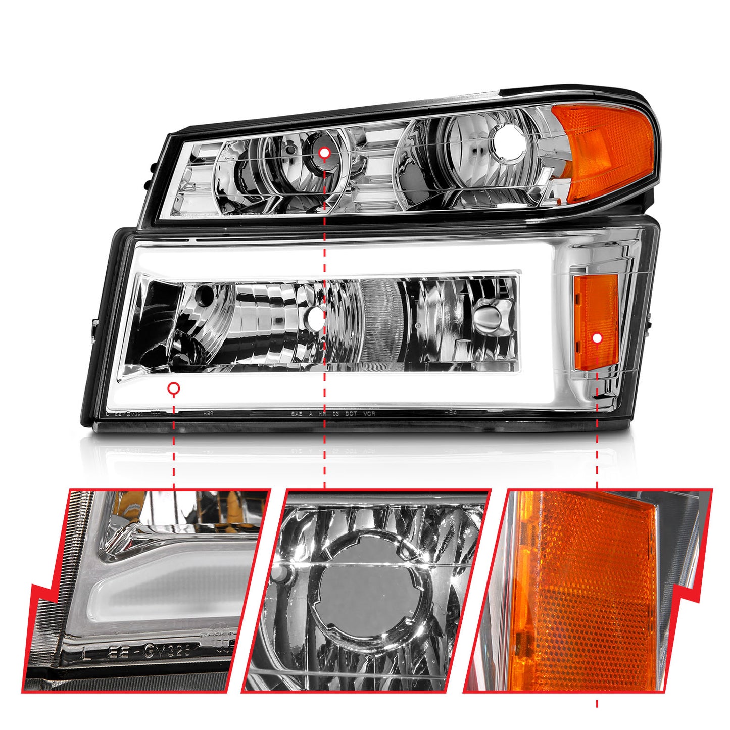 ANZO USA - Crystal Headlight - 111559