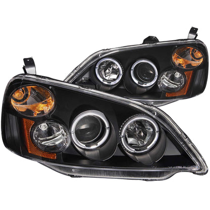 ANZO USA - Projector Headlight Set W/Halo - 121055