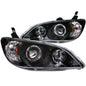 ANZO USA - Projector Headlight Set W/Halo - 121059