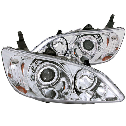 ANZO USA - Projector Headlight Set W/Halo - 121060